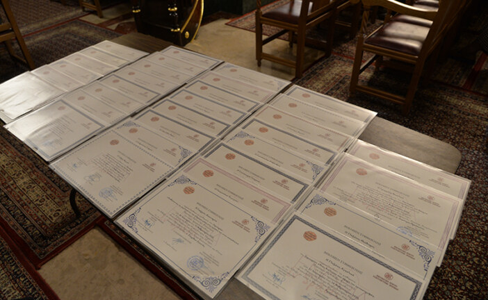 Η τελετή λήξης των 6 Επιμορφωτικών Σεμιναρίων