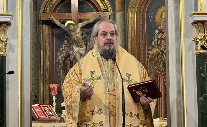 Ο Σιγκαπούρης  Κωνσταντίνος για την εορτή του Αγίου Λουκά στην Ευαγγελίστρια Πειραιώς